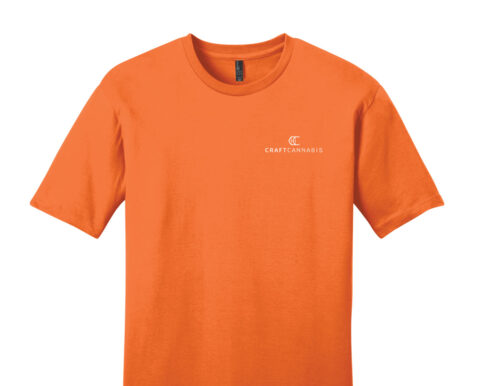 craft cannabis orange t-shirt