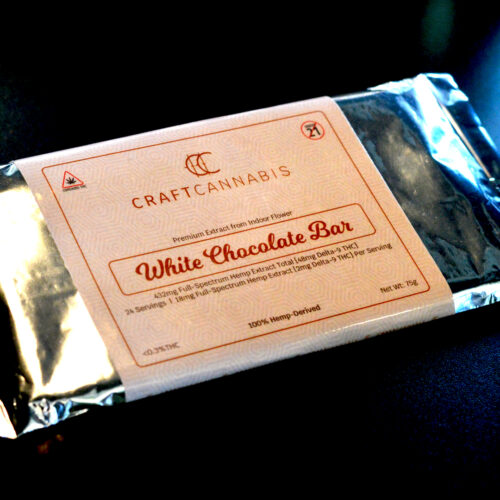 White Chocolate Bar Infused with THC